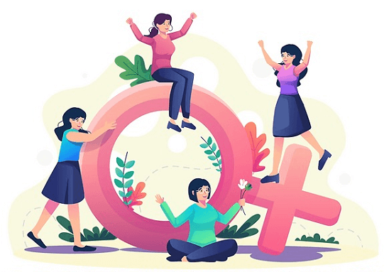 Women in a professional setting