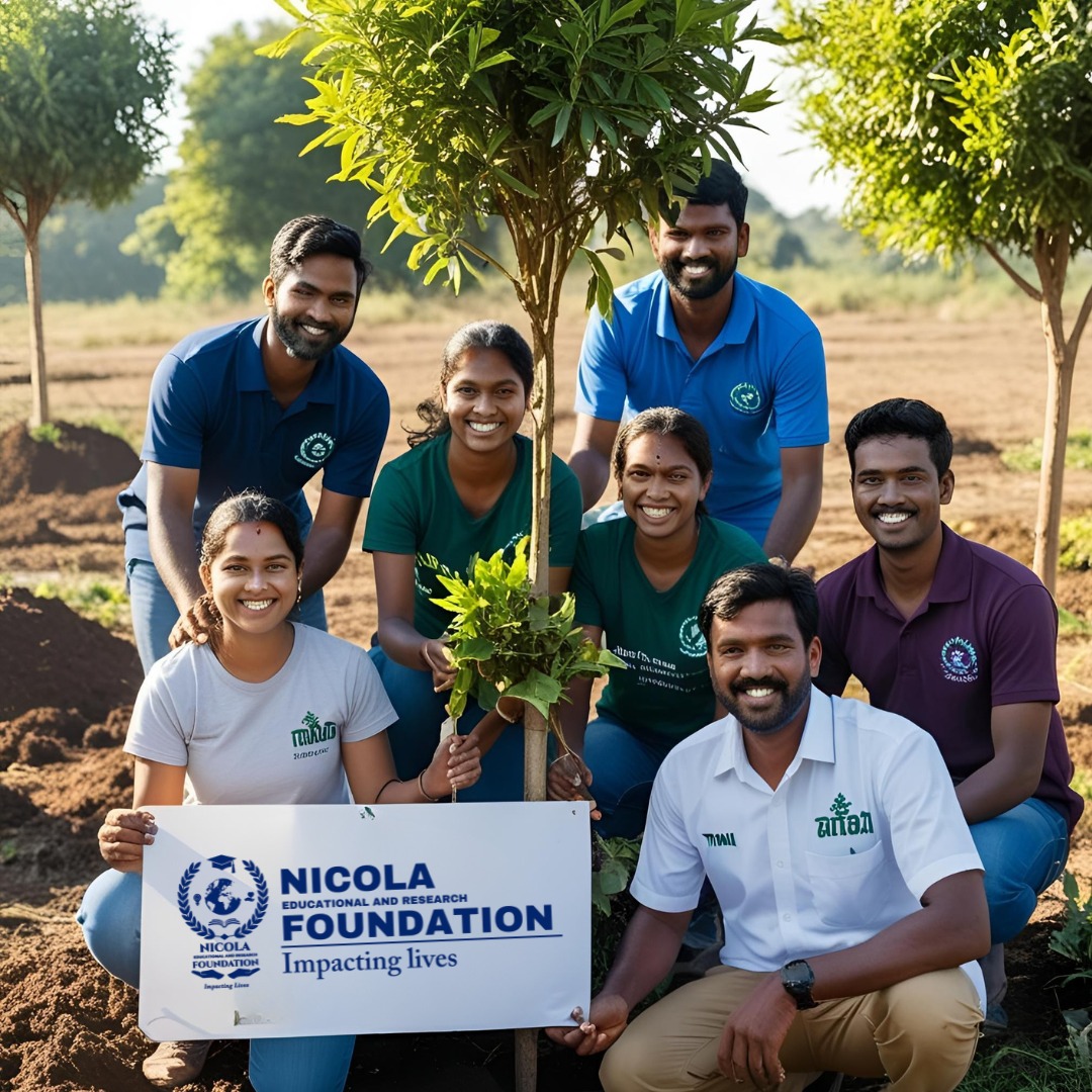 Planting a tree sapling