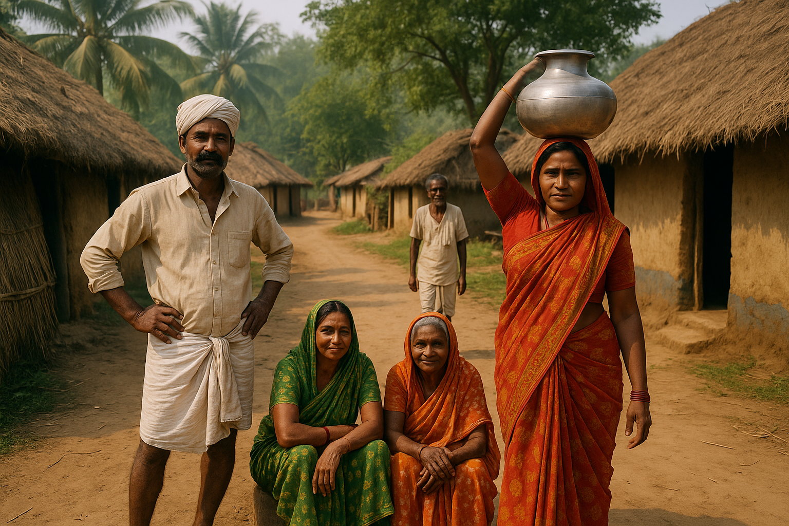 Health screening in a rural village